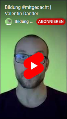 Bildung #mitgedacht | Valentin Dander